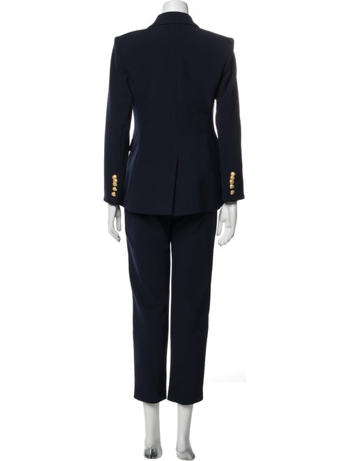 Veronica Beard Virgin Wool Tassel Accents Pantsuit