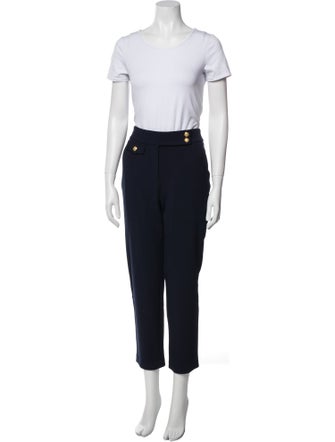 Veronica Beard Virgin Wool Tassel Accents Pantsuit