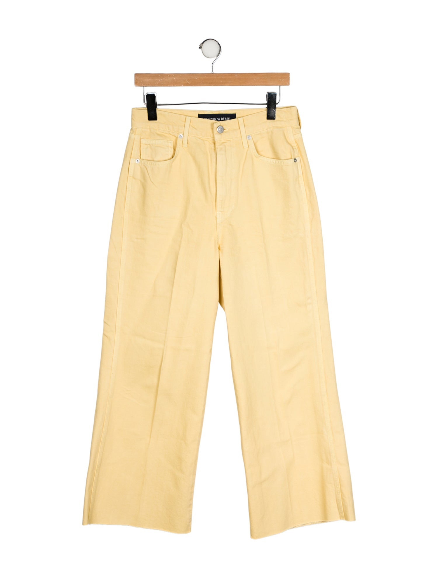 Veronica Beard High-Rise Wide Leg Jeans