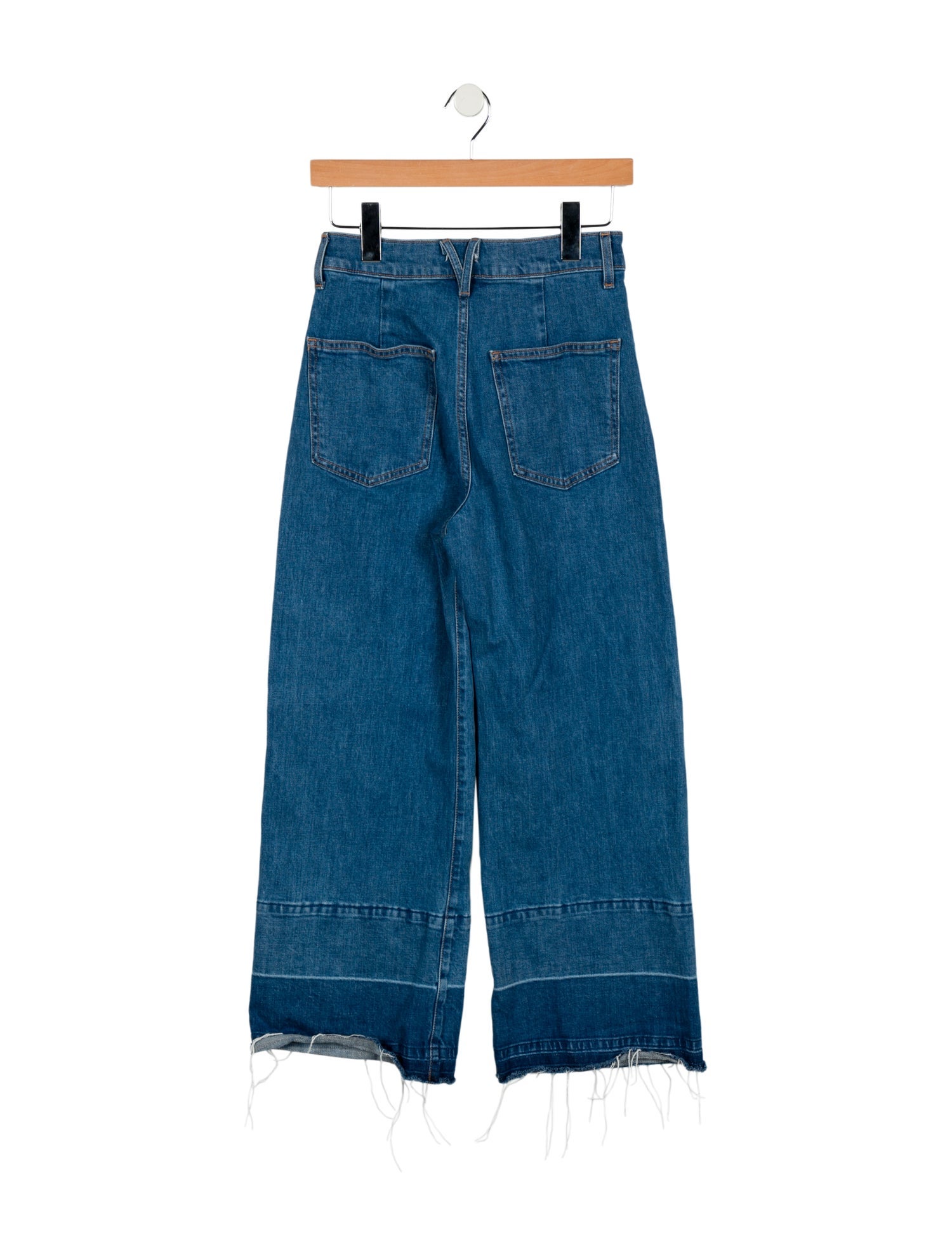 Veronica Beard High-Rise Wide Leg Jeans