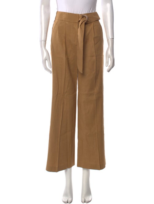 Veronica Beard Linen Wide Leg Pants