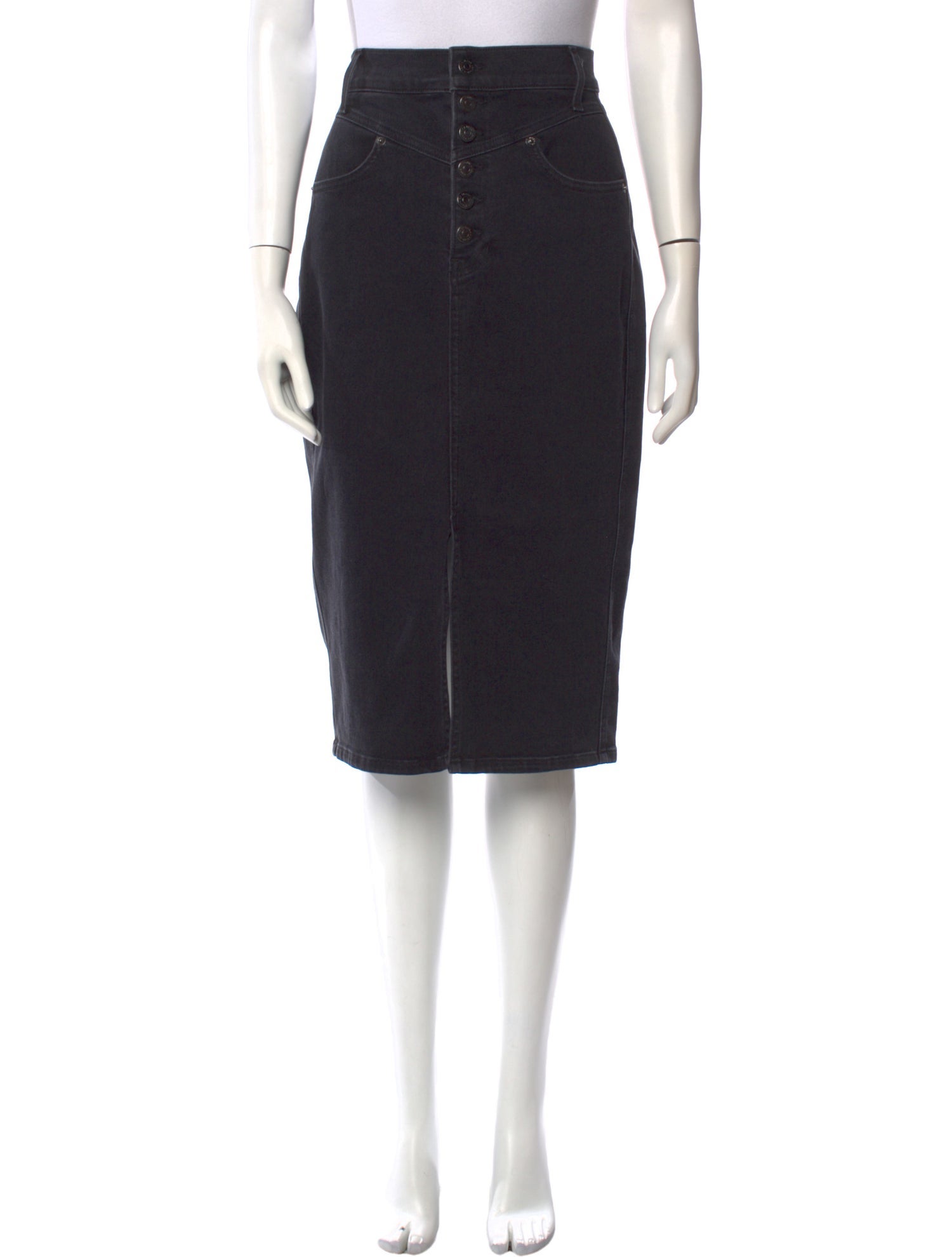 Veronica Beard Distressed Accents Knee-Length Skirt