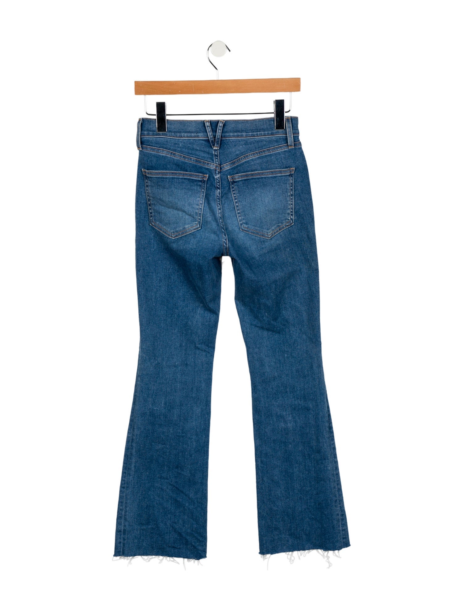 Veronica Beard Mid-Rise Straight Leg Jeans