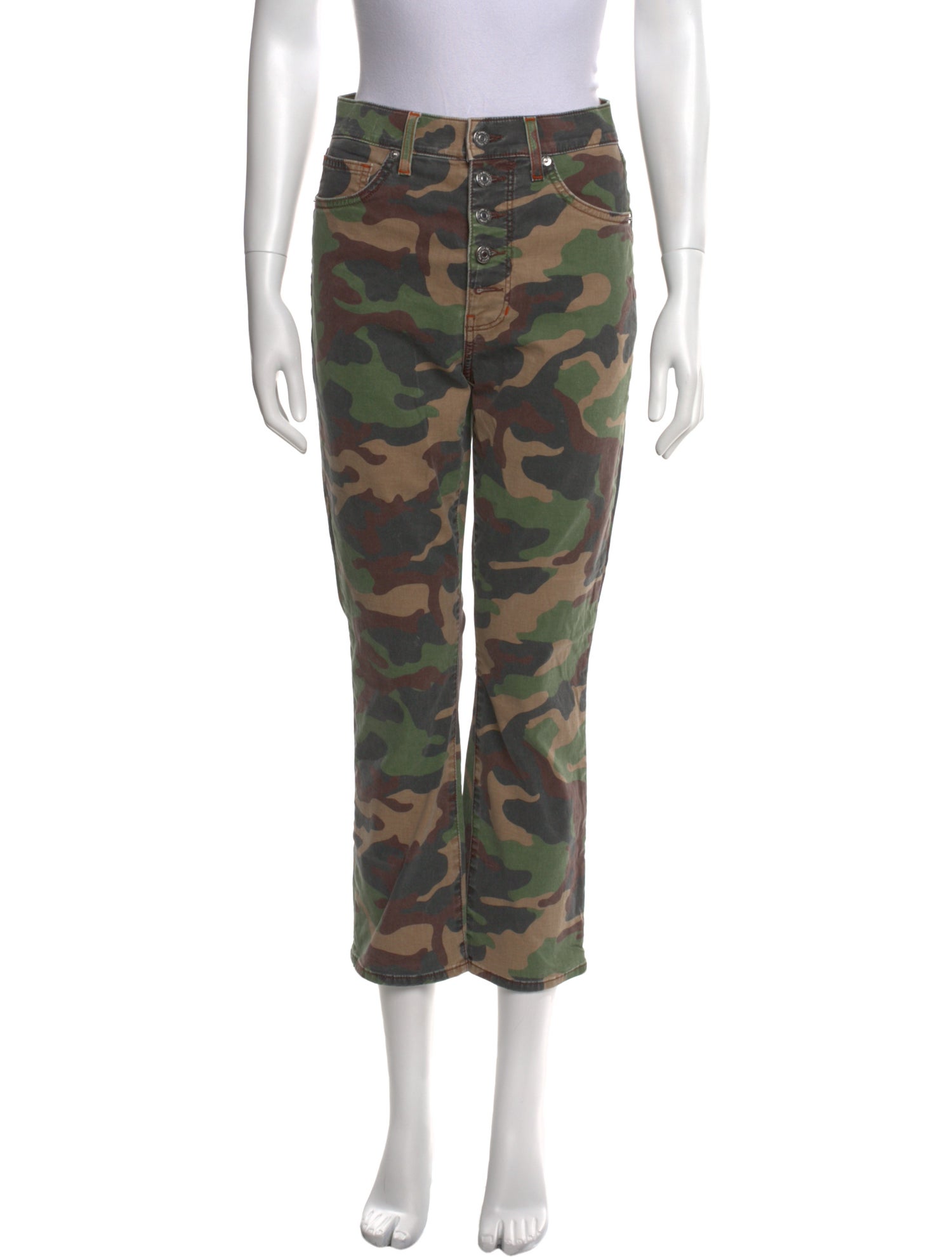 Veronica Beard CARLY KICK FLARE HIGH RISE Straight Leg Pants