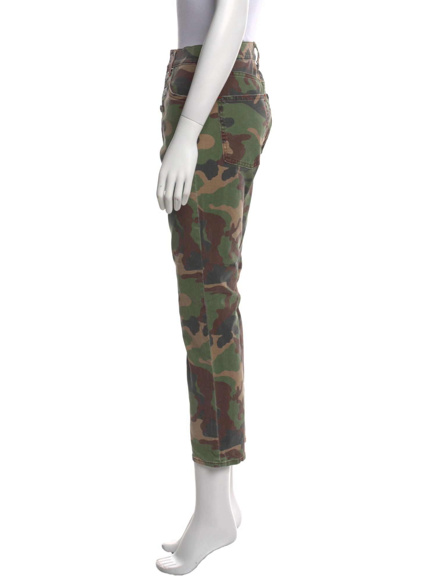 Veronica Beard CARLY KICK FLARE HIGH RISE Straight Leg Pants