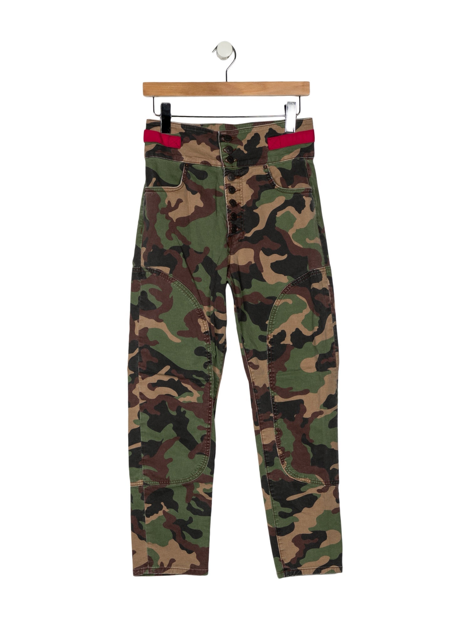 Veronica Beard High-Rise Straight Leg Jeans