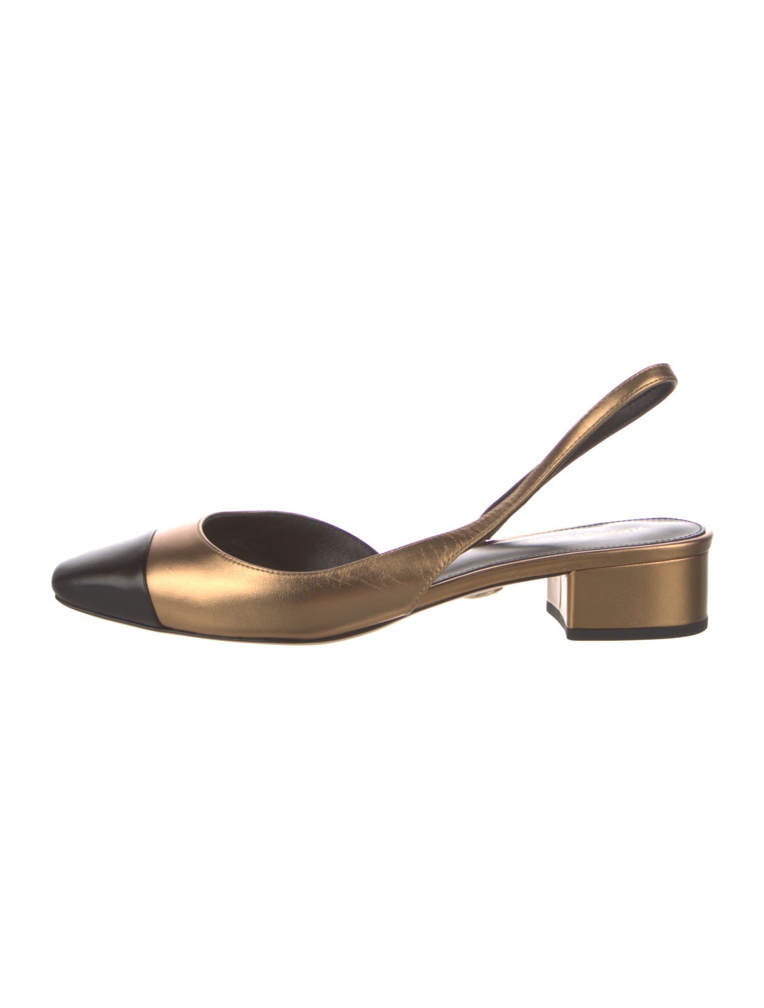 Veronica Beard Leather Colorblock Pattern Slingback Flats