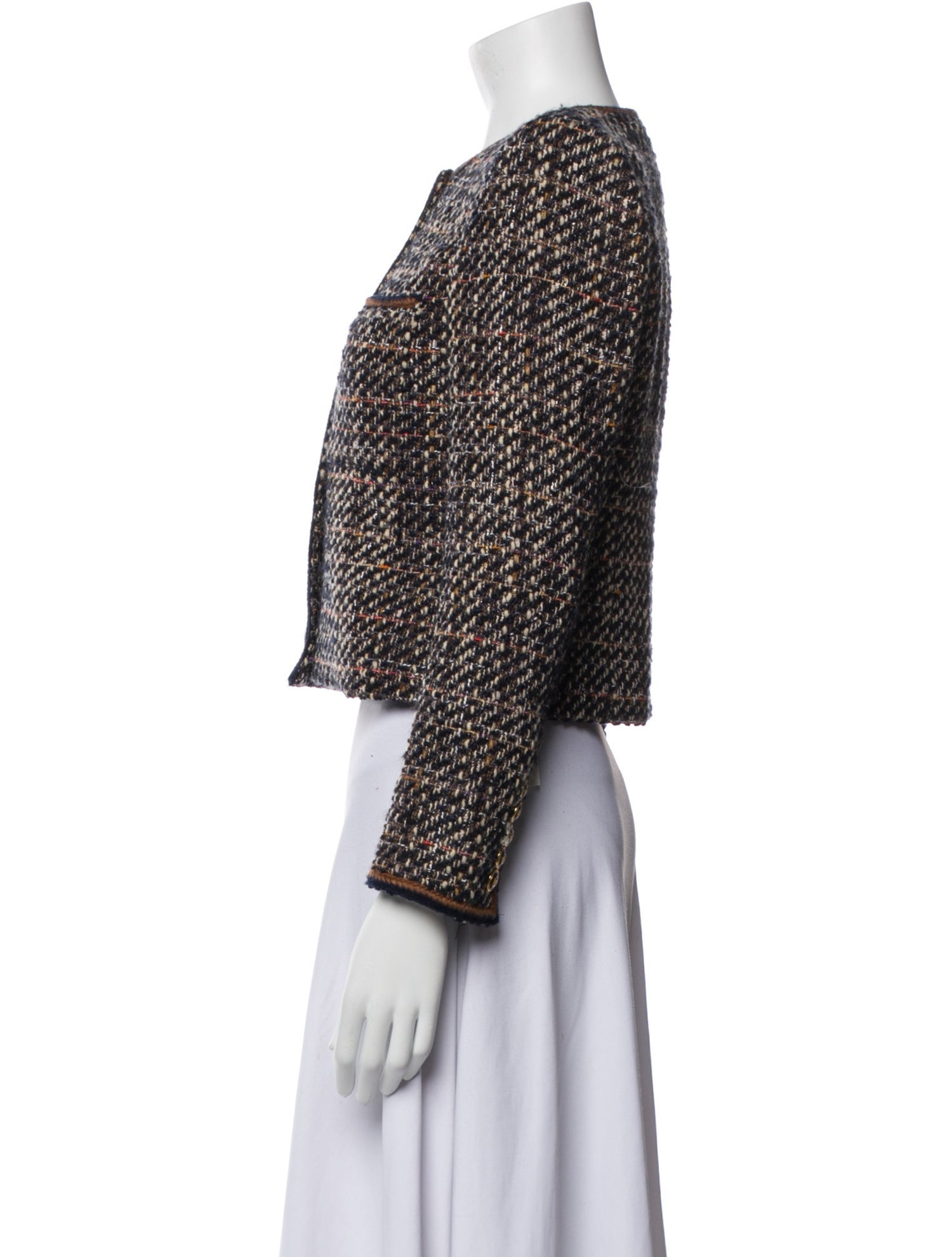 Veronica Beard Tweed Pattern Jacket