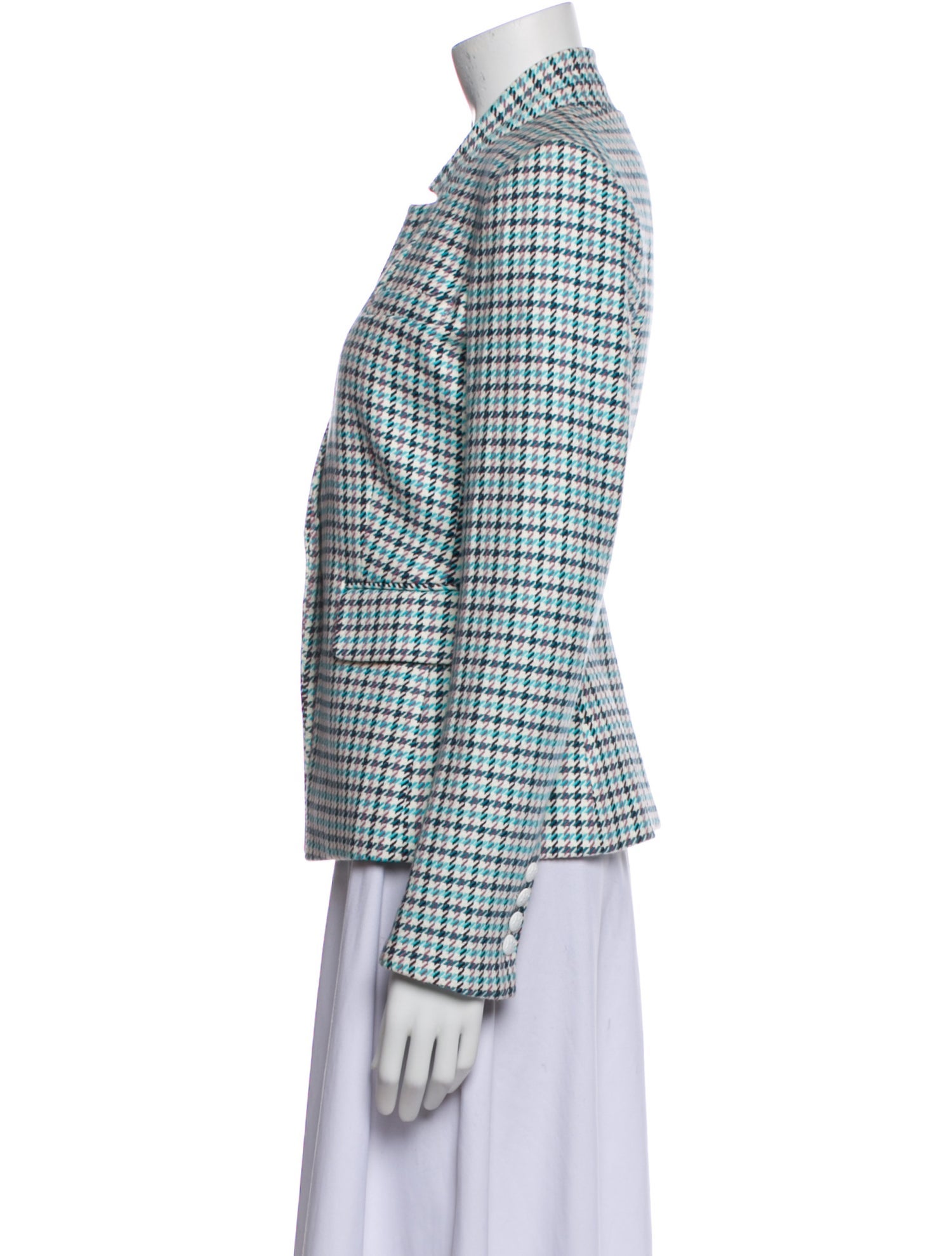 Veronica Beard Houndstooth Print Blazer