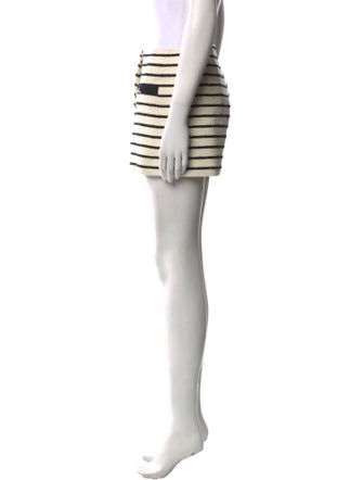 Veronica Beard Striped Mini Shorts