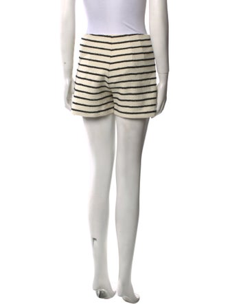 Veronica Beard Striped Mini Shorts