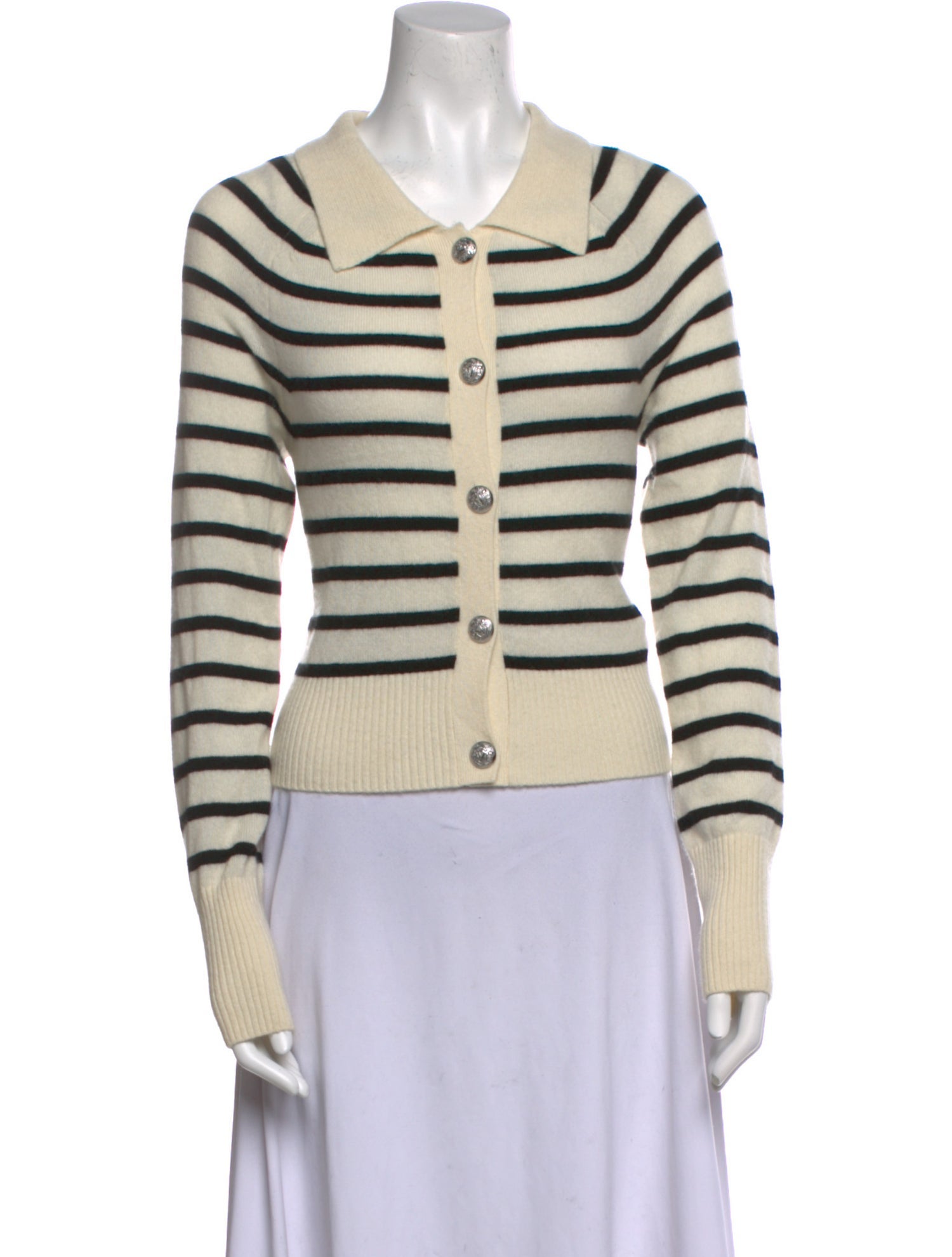 Veronica Beard Cashmere Striped Sweater