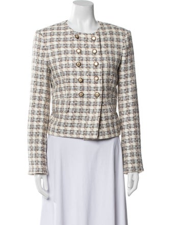 Veronica Beard Tweed Pattern Jacket