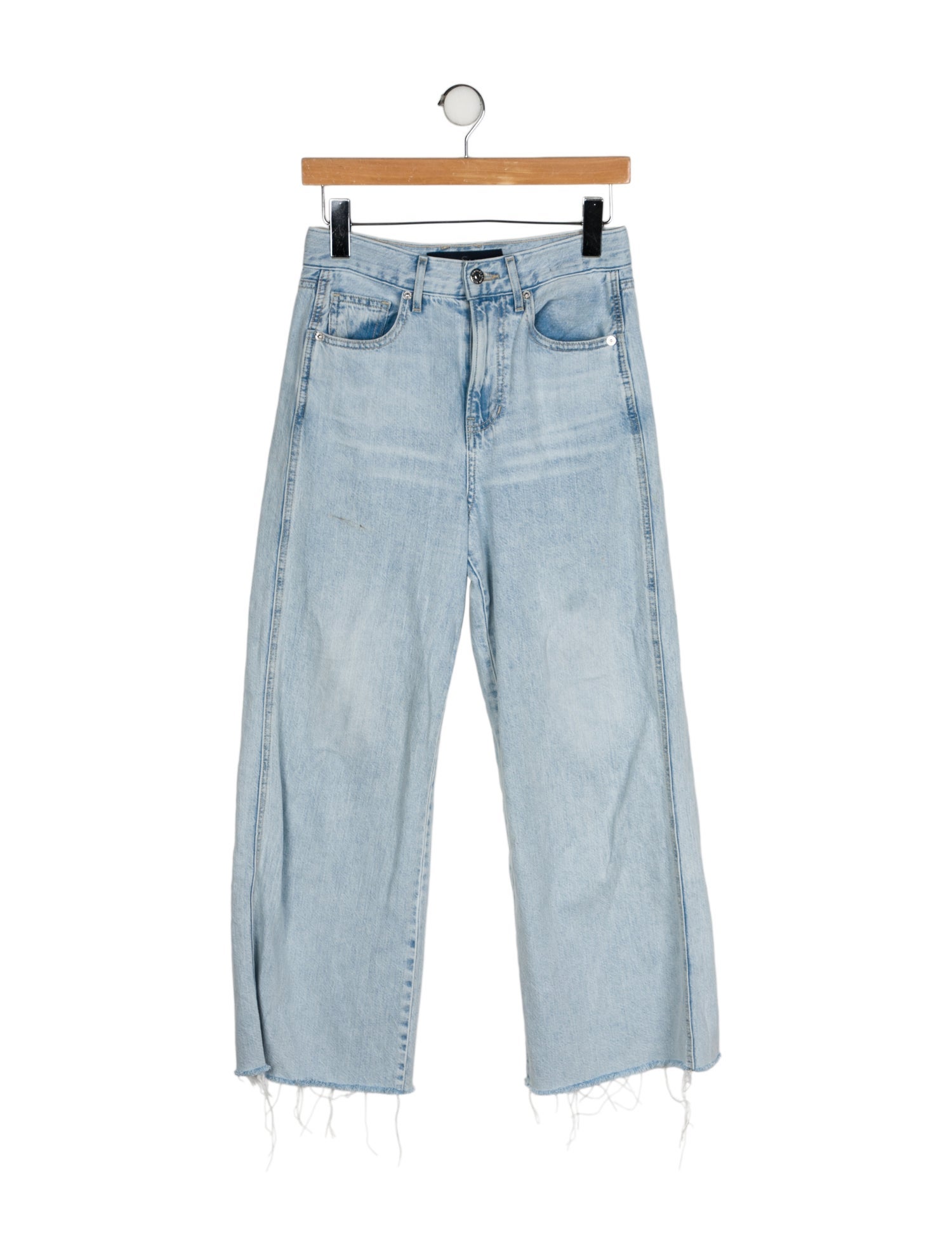 Veronica Beard High-Rise Wide Leg Jeans