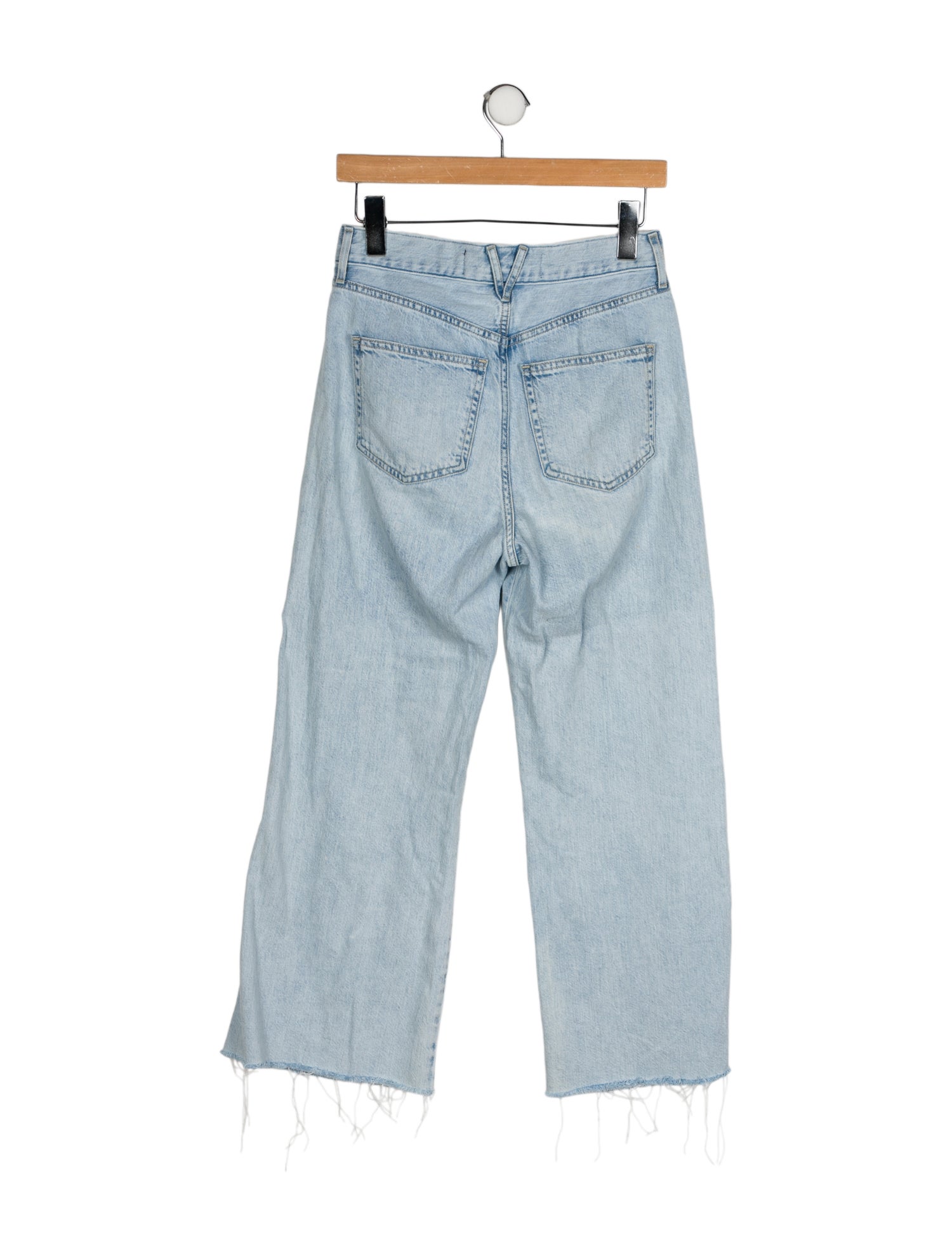 Veronica Beard High-Rise Wide Leg Jeans