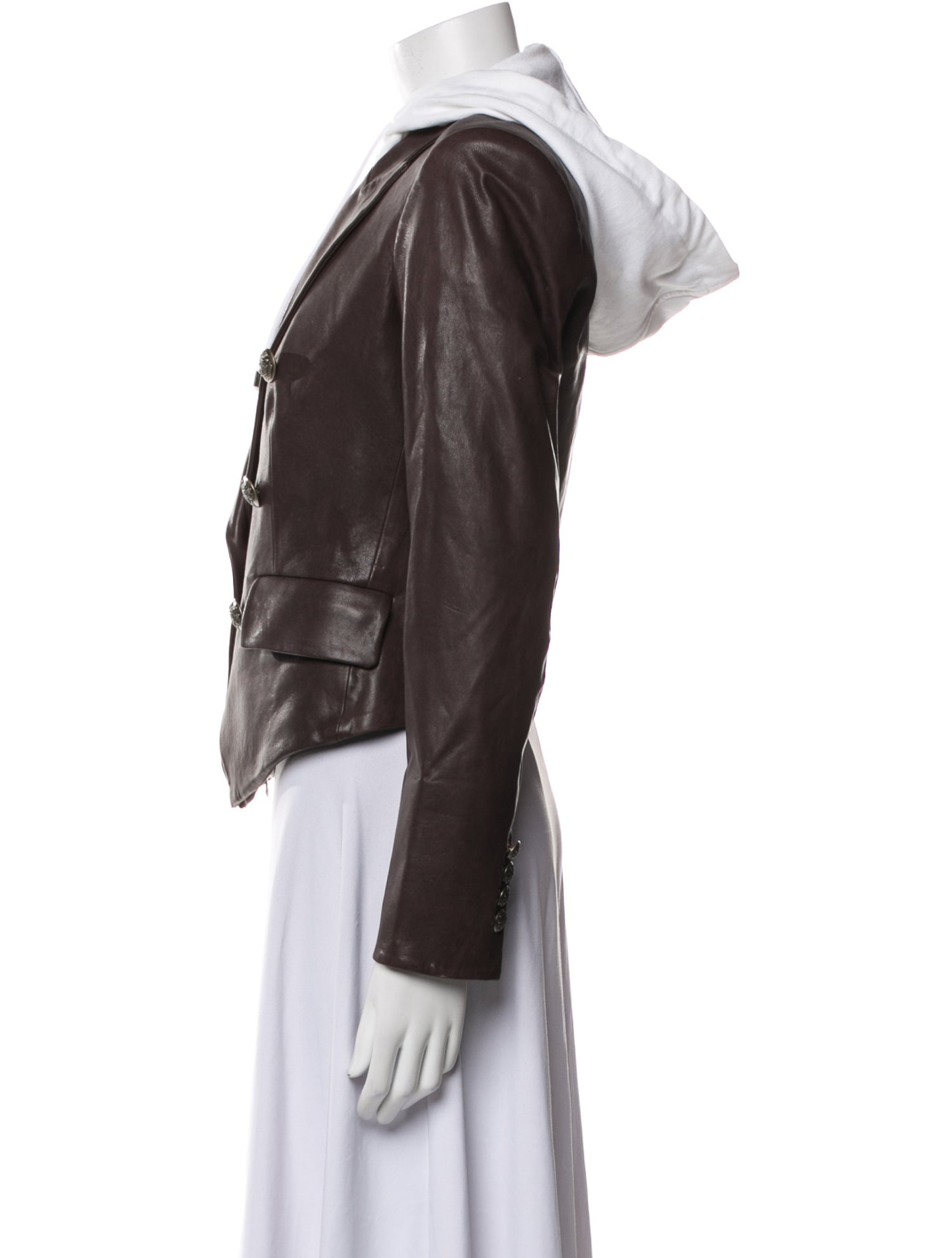 Veronica Beard Leather Blazer