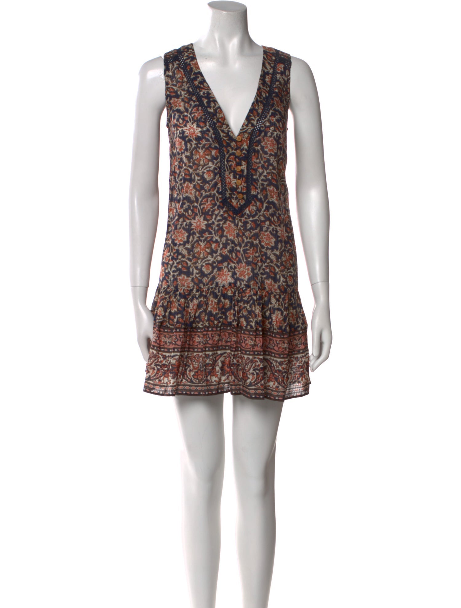 Veronica Beard Floral Print Mini Dress w/ Tags
