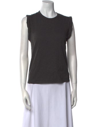 Veronica Beard Crew Neck Sleeveless Top