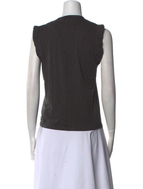 Veronica Beard Crew Neck Sleeveless Top