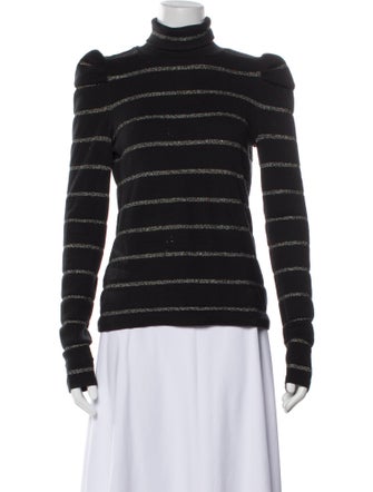 Veronica Beard Striped Turtleneck Sweater