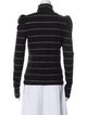 Veronica Beard Striped Turtleneck Sweater