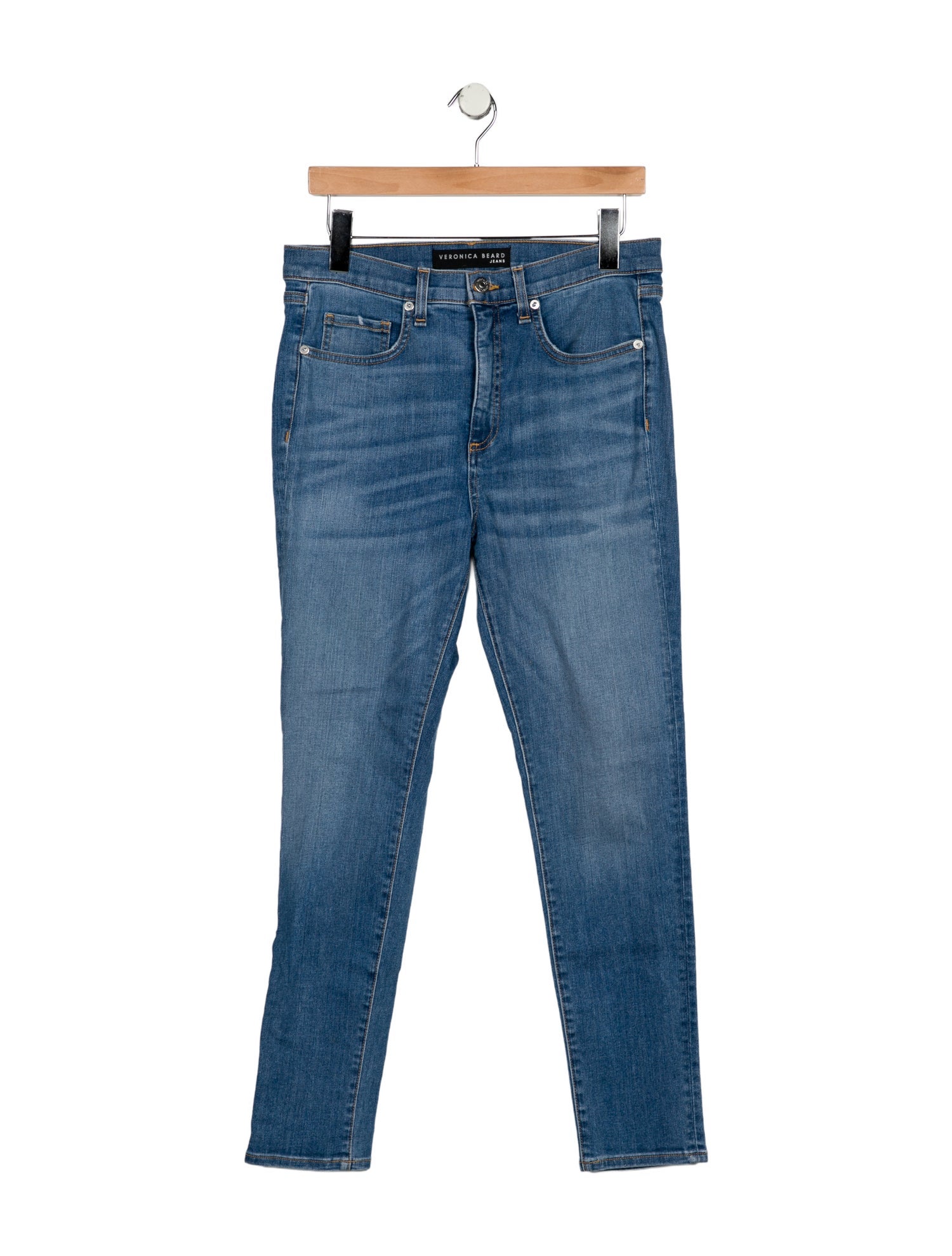 Veronica Beard High-Rise Skinny Leg Jeans