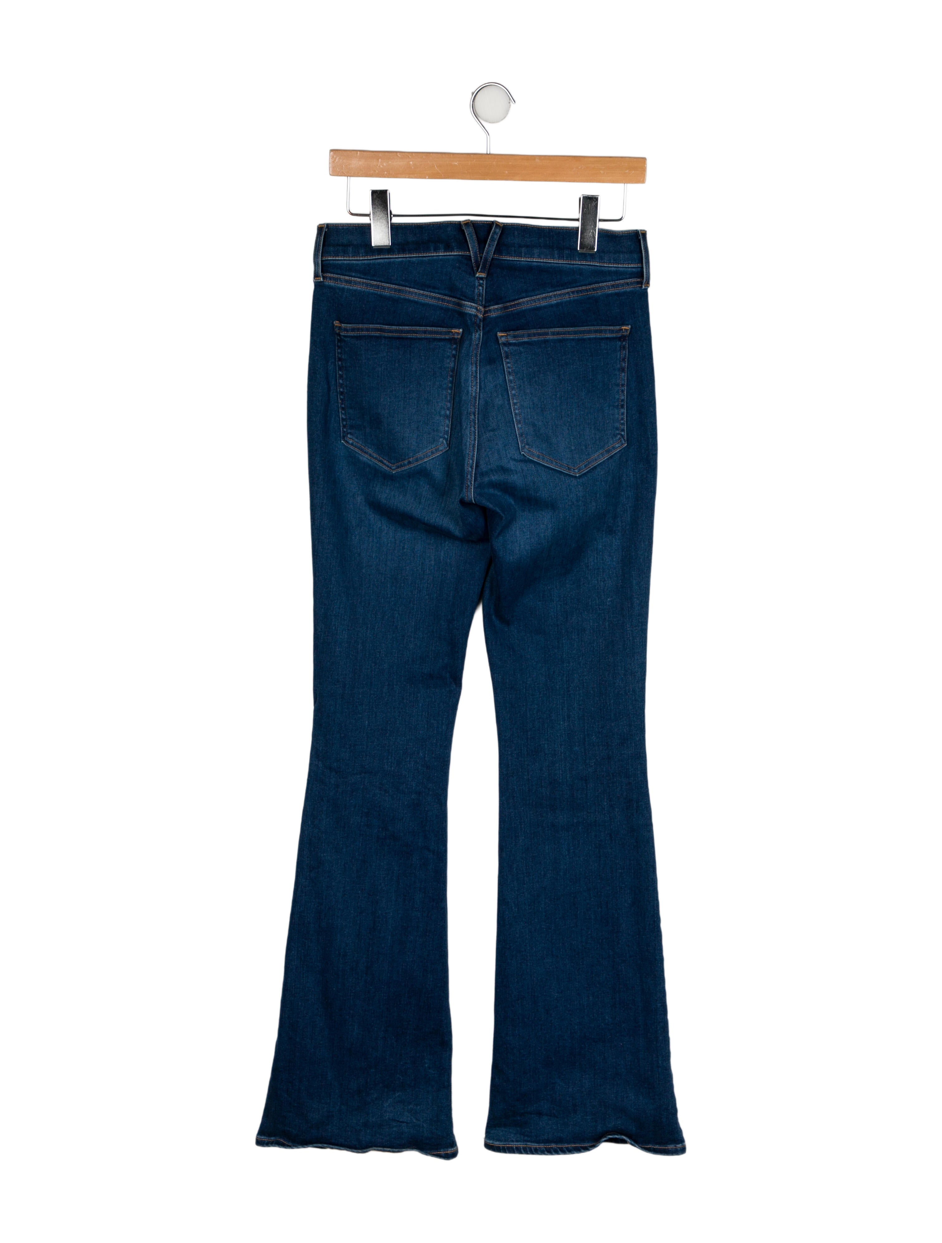 Veronica Beard Mid-Rise Wide Leg Jeans
