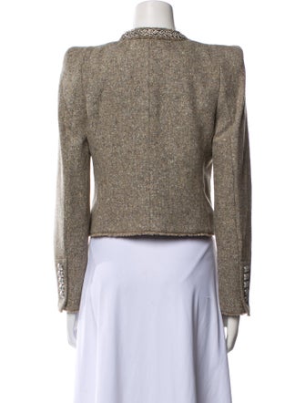 Veronica Beard Tweed Pattern Evening Jacket