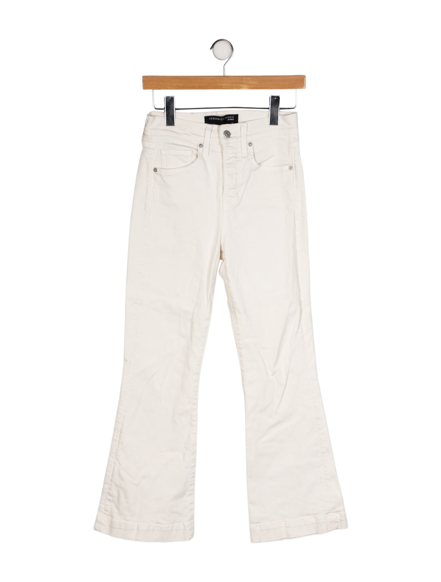 Veronica Beard Mid-Rise Wide Leg Jeans