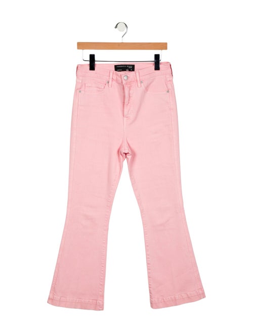 Veronica Beard High-Rise Wide Leg Jeans
