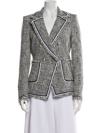 Veronica Beard Plaid Print Blazer