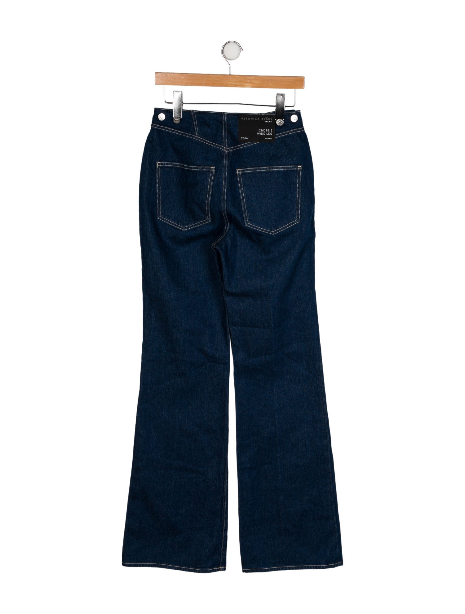 Veronica Beard High-Rise Wide Leg Jeans w/ Tags