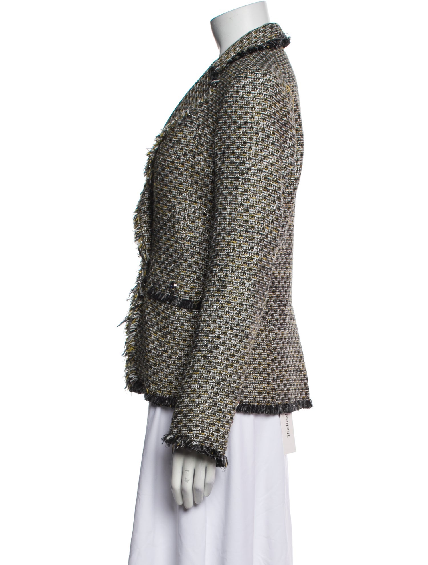 Veronica Beard Tweed Pattern Blazer