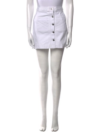 Veronica Beard Braided Accents Mini Skirt