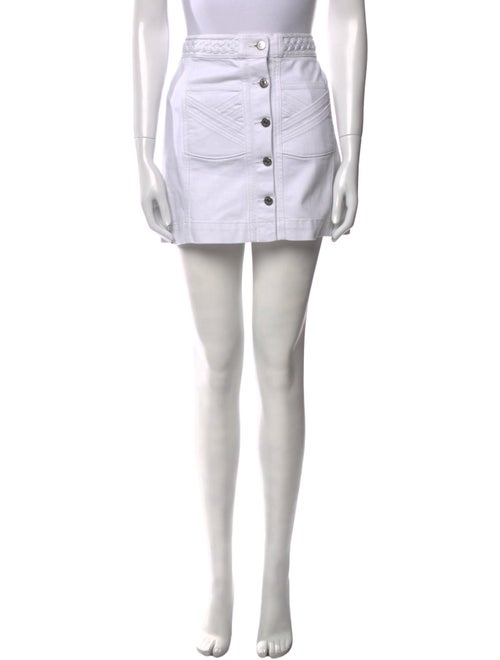 Veronica Beard Braided Accents Mini Skirt