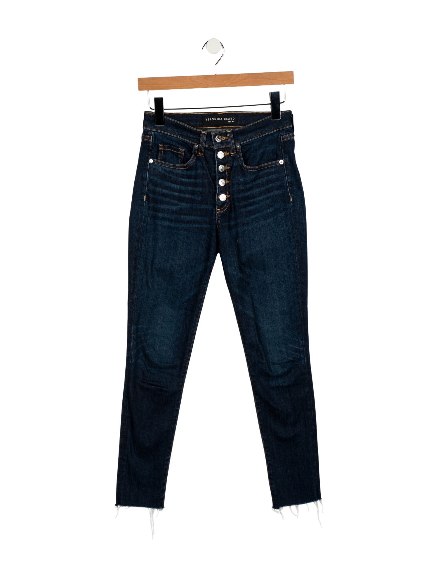 Veronica Beard Mid-Rise Skinny Leg Jeans