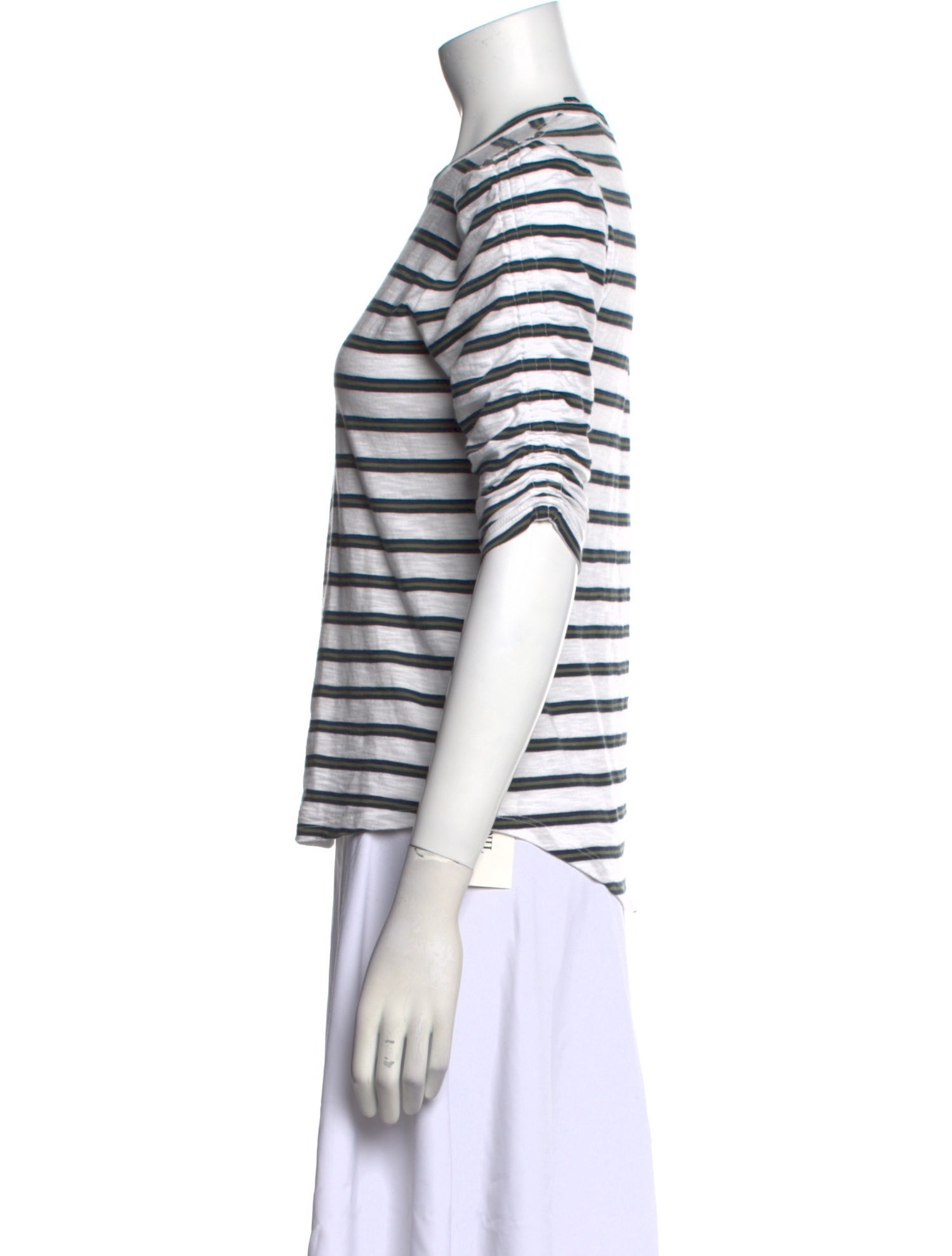 Veronica Beard Striped Crew Neck T-Shirt