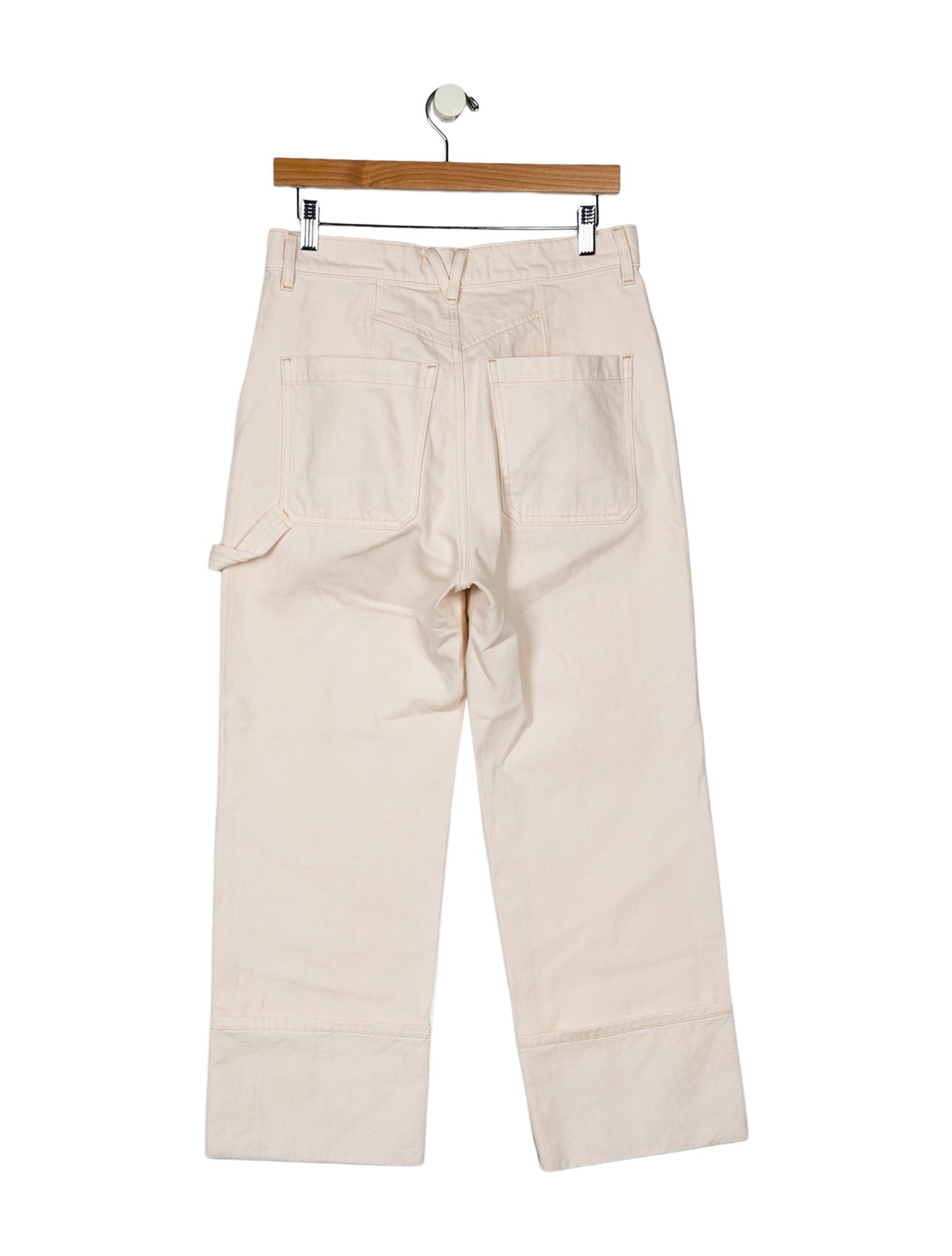 Veronica Beard High-Rise Wide Leg Jeans