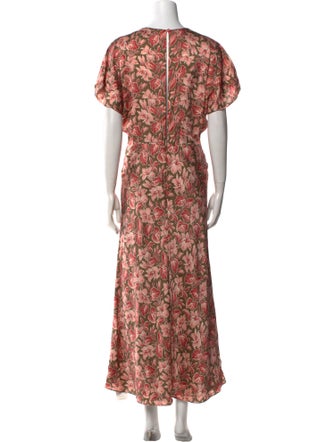 Veronica Beard Silk Long Dress