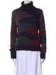 Veronica Beard Printed Turtleneck Sweater
