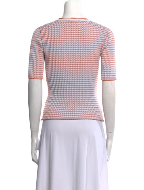 Veronica Beard Striped Scoop Neck Top