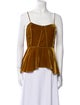 Veronica Beard Square Neckline Sleeveless Top