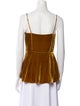 Veronica Beard Square Neckline Sleeveless Top