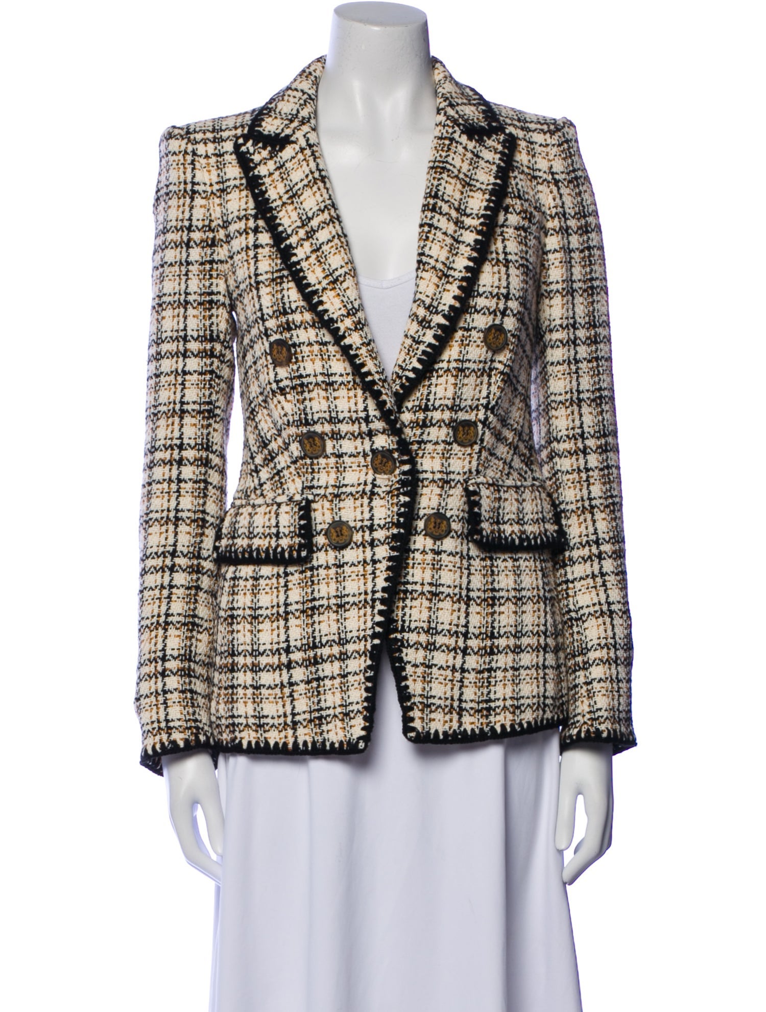 Veronica Beard Plaid Print Blazer w/ Tags