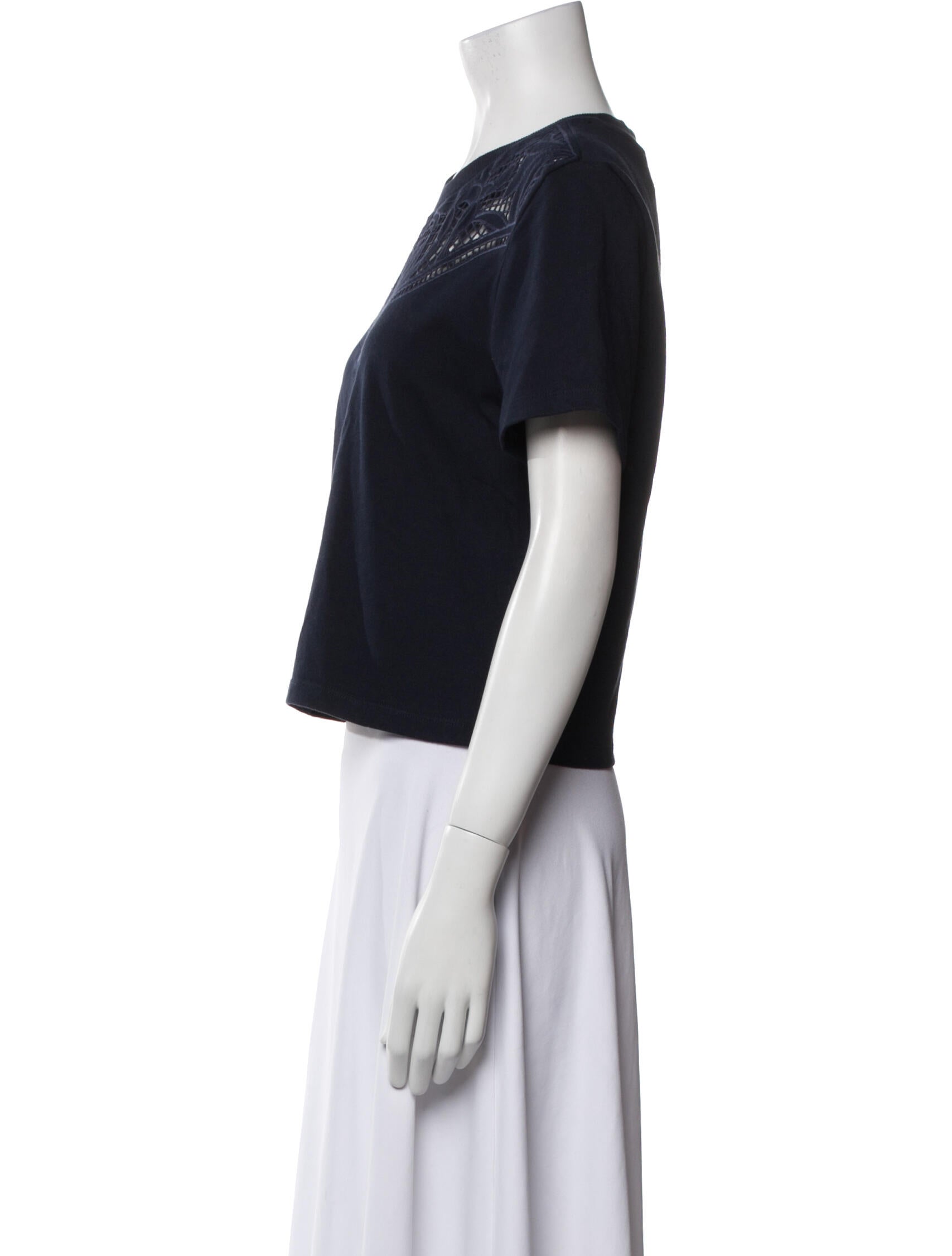 Veronica Beard Crew Neck Short Sleeve T-Shirt w/ Tags