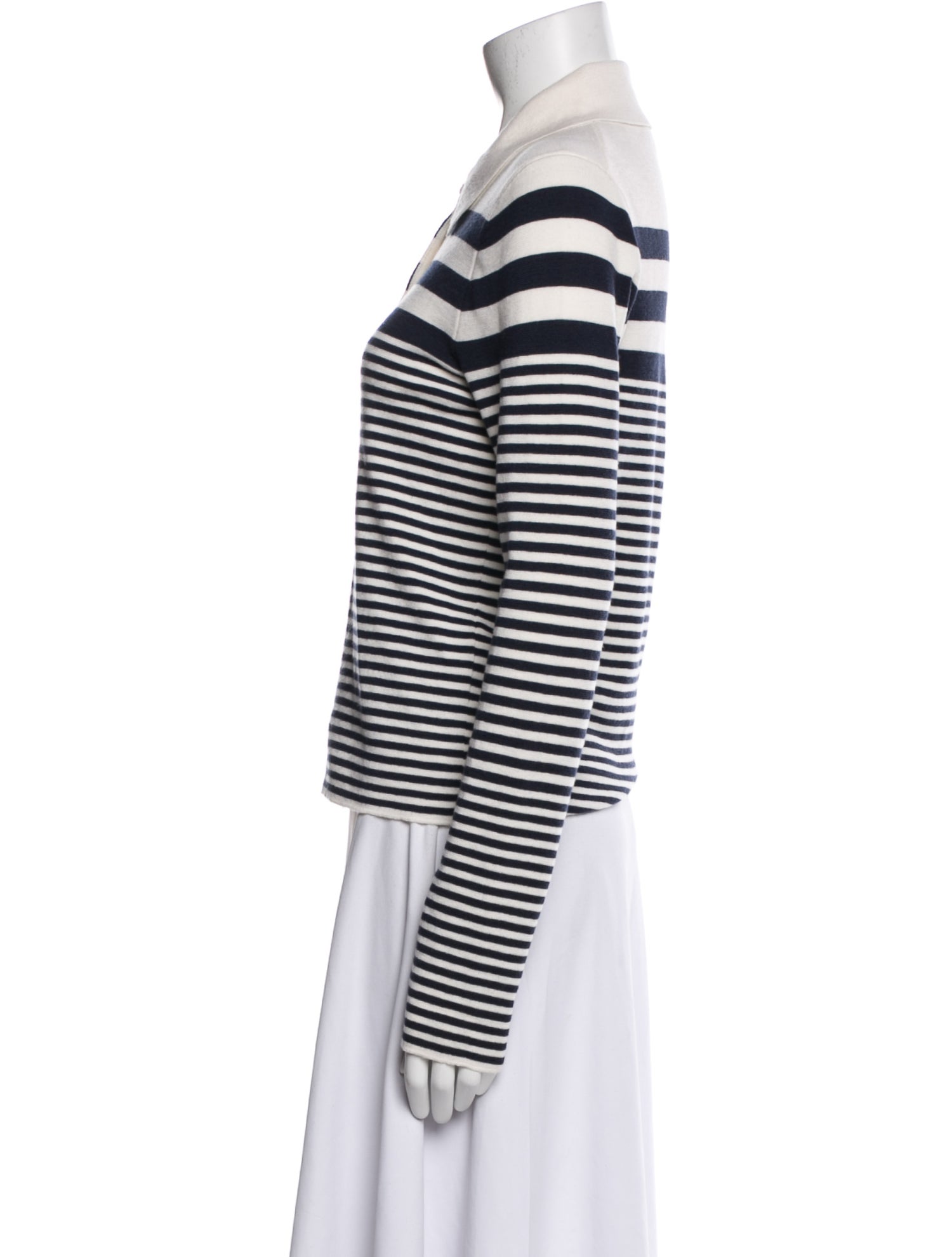 Veronica Beard Merino Wool Striped Sweater