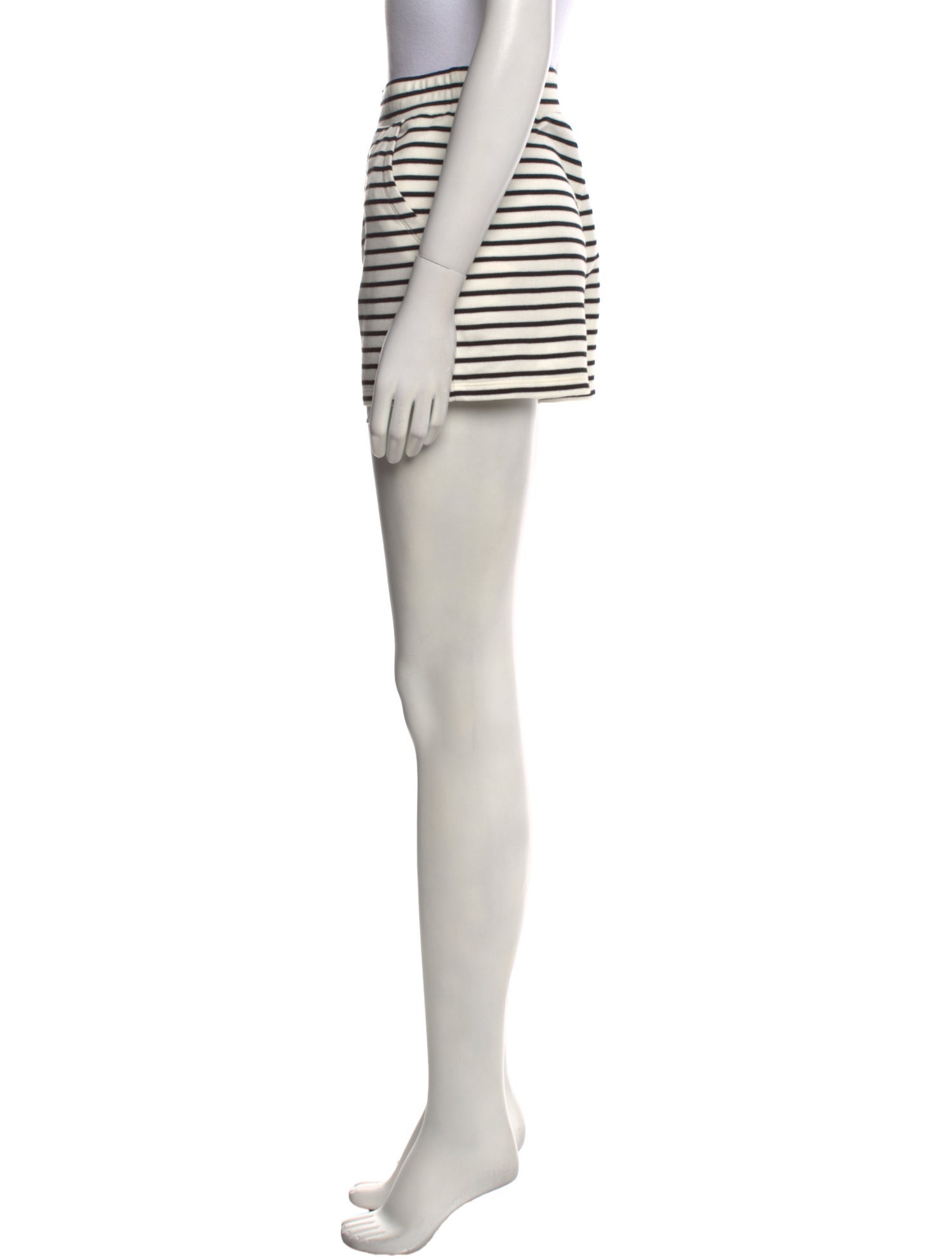 Veronica Beard Striped Mini Shorts