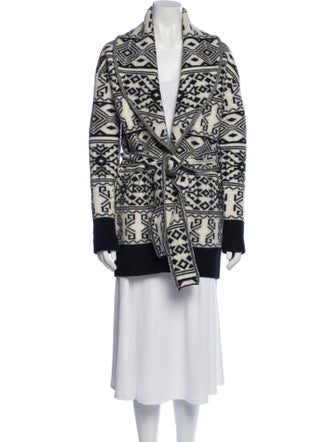 Veronica Beard Wool Printed Coat