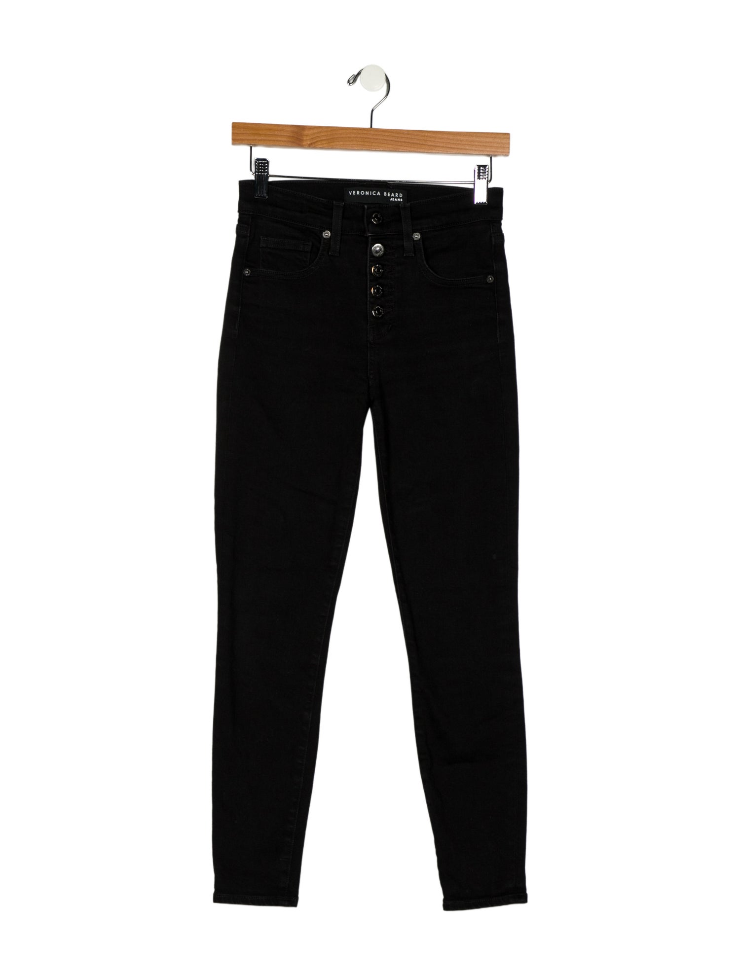 Veronica Beard Mid-Rise Skinny Leg Jeans