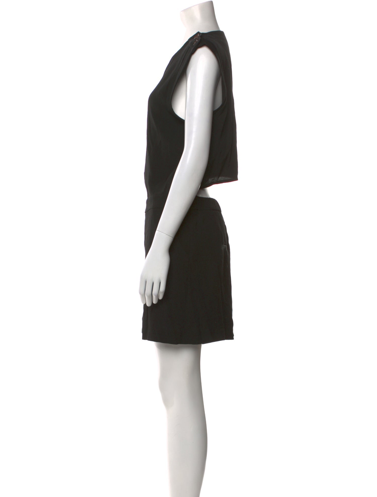 Veronica Beard Scoop Neck Romper